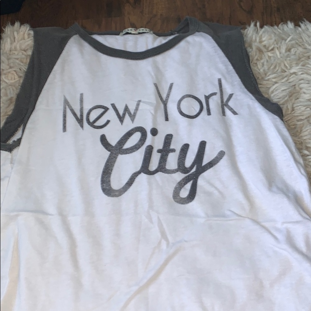 NYC junk food muscle tank